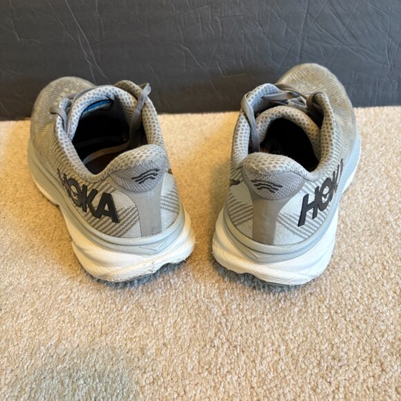 Hoka One One Men's Running Shoes Size 11.5D Gray Black MClifton9 - Picture 4 of 10